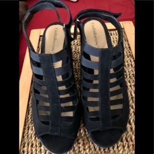 Black Suede Sandals